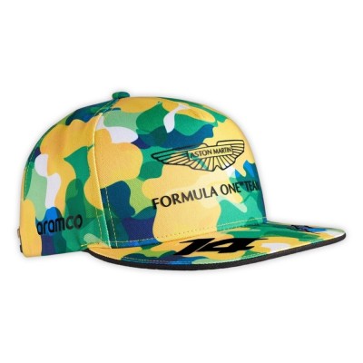Casquette Fernando Alonso Aston Martin F1 GP Brésil Casquette Fernando Alonso Aston Martin F1 GP Brésil