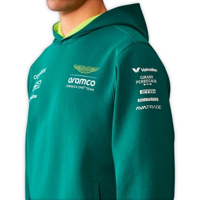Felpa con cappuccio Aston Martin F1 Felpa con cappuccio Aston Martin F1