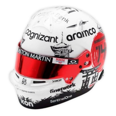 Mini Helmet 1:5 Fernando Alonso 'Aston Martin 2023' GP Mini Helmet 1:5 Fernando Alonso 'Aston Martin 2023' GP
