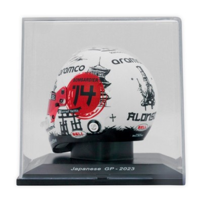 Mini Helmet 1:5 Fernando Alonso 'Aston Martin 2023' GP Mini Helmet 1:5 Fernando Alonso 'Aston Martin 2023' GP