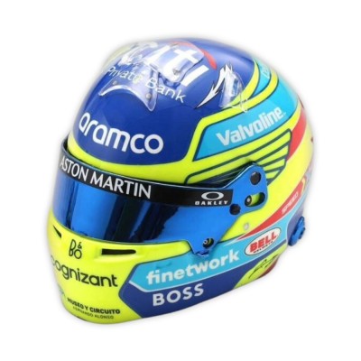 Minihelm 1:5 Fernando Alonso 'Aston Martin 2024' Minihelm 1:5 Fernando Alonso 'Aston Martin 2024'